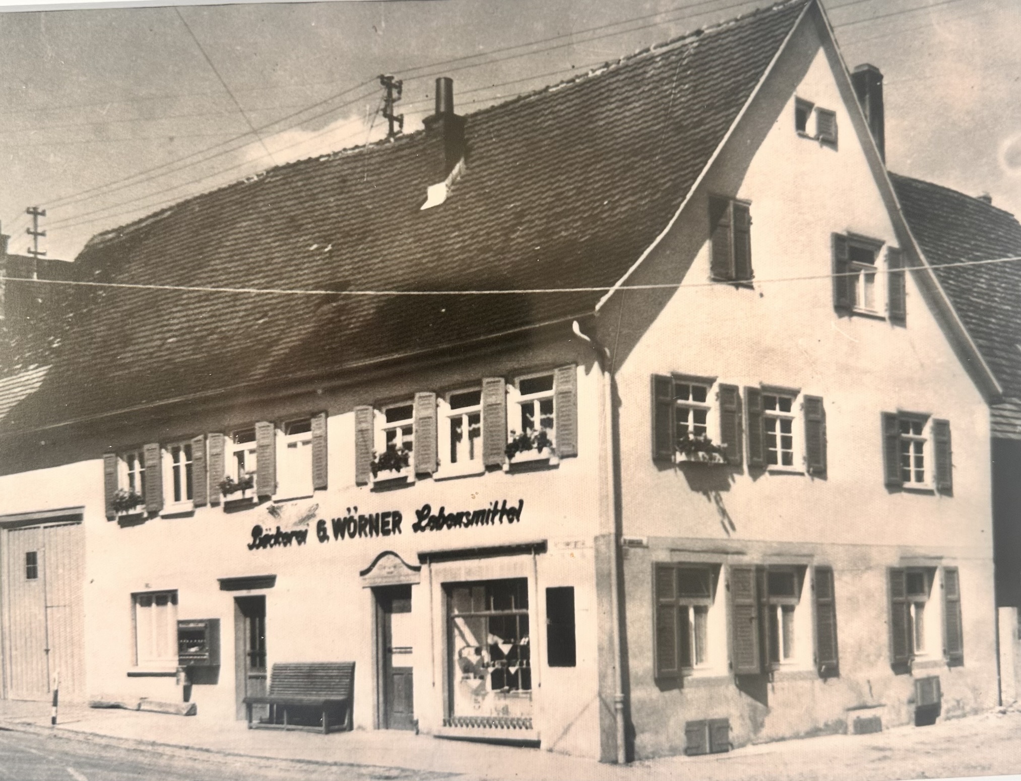 Unsere Bäckerei um 1900